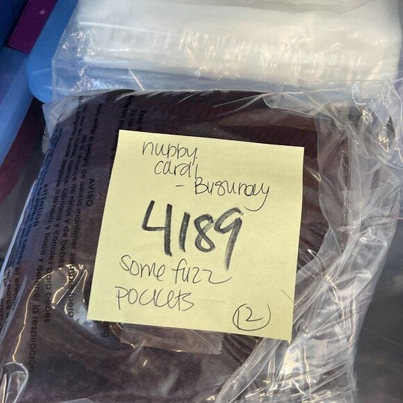 Urban Outfitters Silence + Noise Womens Cardigan Burgundy Red Knit Sweater Small - Picture 12 of 12